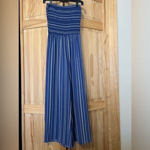 Strapless Jumpsuit: size SMALL